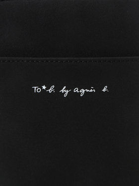 To b. by agnès b. ロゴ マルチポシェット ブラック