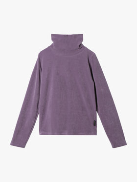 To b. by agnès b. 【Outlet】パイル タートルネック プルオーバー パープル