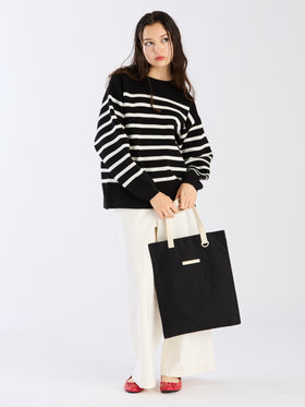 To b. by agnès b. 【Outlet】スポンジニットプルオーバー ブラック系その他