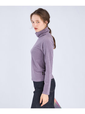 To b. by agnès b. 【Outlet】パイル タートルネック プルオーバー パープル