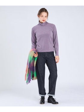 To b. by agnès b. 【Outlet】パイル タートルネック プルオーバー パープル