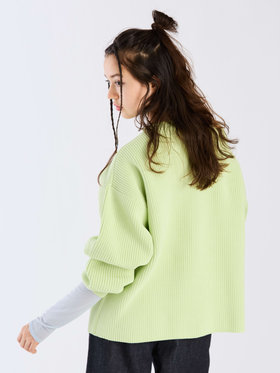 To b. by agnès b. 【Outlet】スポンジニットプルオーバー ブラック