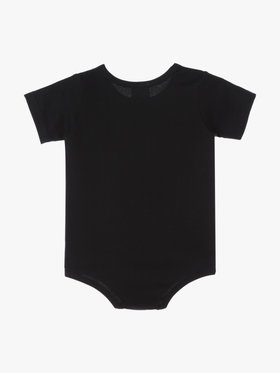 ENFANT ベビー ベビー ロゴ コットン 半袖 ボディスーツ 2枚組 ブラック