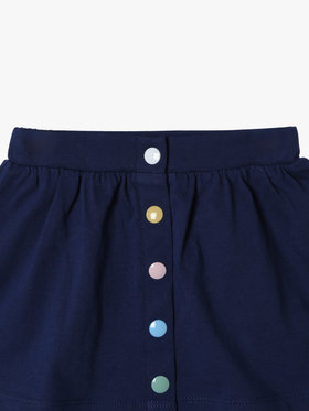 ENFANT ベビー ベビー マルチカラー コットン ミディアム スカート ネイビー