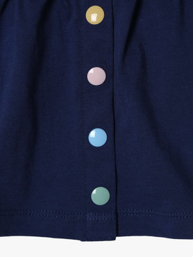 ENFANT ベビー ベビー マルチカラー コットン ミディアム スカート ネイビー