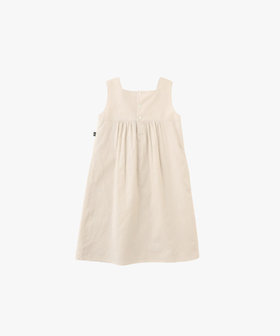 ENFANT ガールズ キッズ コットンリネン ノースリーブ ワンピース ベージュ系その他