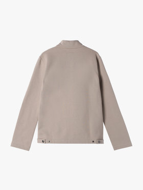 HOMME メンズ メンズ オーガニックコットン メルトン 長袖 カーディガンプレッション ”Yvan” ベージュ