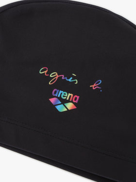 ENFANT ユニセックス agnes b. x arena キッズ テキスタイルスイムキャップ ブラック