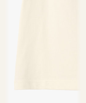 ENFANT ベビー ベビー ロゴ ボーダー プリント コットン 半袖 Tシャツ "Heart" ホワイト