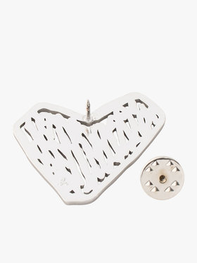 FEMME ウィメンズ ハート ピンバッジ シルバー