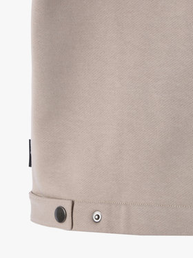 HOMME メンズ メンズ オーガニックコットン メルトン 長袖 カーディガンプレッション ”Yvan” ベージュ