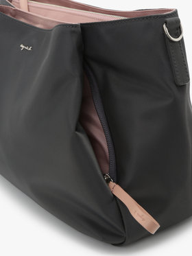 VOYAGE ウィメンズ バッグ＆ウォレット ナイロン 2way ミディアム ショルダーバッグ "Origami" ABS07-02 グレー