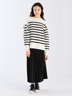 To b. by agnès b. 【Outlet】スポンジニットプルオーバー ホワイト