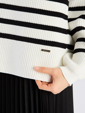 To b. by agnès b. 【Outlet】スポンジニットプルオーバー ホワイト