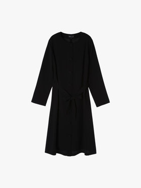 FEMME ウィメンズ 【Outlet】U700 ROBE MANTEAU コートドレス ブラック