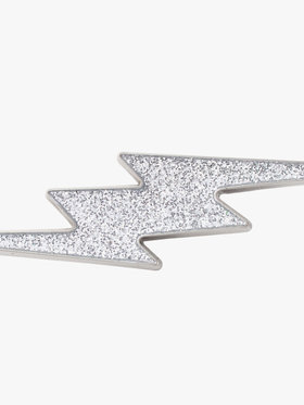 FEMME ウィメンズ グリッター ピンバッジ "Eclair" シルバー
