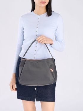 VOYAGE ウィメンズ バッグ＆ウォレット ナイロン 2way ミディアム ショルダーバッグ "Origami" ABS07-02 グレー