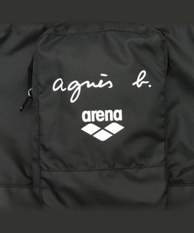 FEMME ウィメンズ agnes b. x arena メッシュバックパック ブラック