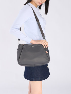 VOYAGE ウィメンズ バッグ＆ウォレット ナイロン 2way ミディアム ショルダーバッグ "Origami" ABS07-02 グレー