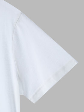 To b. by agnès b. 【Outlet】 ベーシックロゴボーイズTシャツ ホワイト