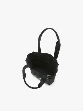 To b. by agnès b. コットン ロゴ ミニ トートバッグ ブラック