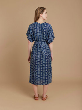 FEMME ウィメンズ 【Outlet】IDJ5 ROBE ワンピース ブルー系その他