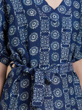 FEMME ウィメンズ 【Outlet】IDJ5 ROBE ワンピース ブルー系その他