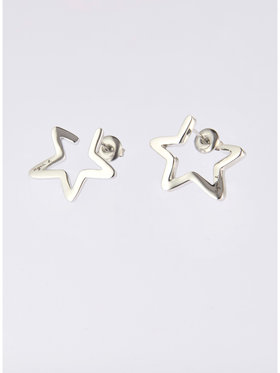 FEMME ウィメンズ スターモチーフ ピアス "Rock Star" シルバー