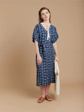 FEMME ウィメンズ 【Outlet】IDJ5 ROBE ワンピース ブルー系その他