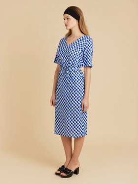 FEMME ウィメンズ 【Outlet】IDJ0 ROBE ワンピース ブルー系その他