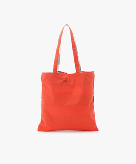 VOYAGE ウィメンズ バッグ＆ウォレット 細ボーダー コットン リバーシブル トートバッグ ZAS11-01 グレー×ホワイト