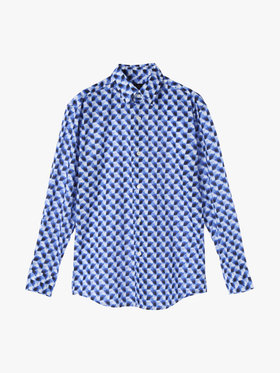 HOMME メンズ 【Outlet】IDJ0 CHEMISE シャツ ブルー系その他