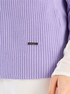 To b. by agnès b. 【Outlet】スポンジニットプルオーバー パープル