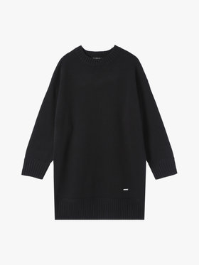 To b. by agnès b. 【Outlet】ソフトニットミニワンピース ブラック