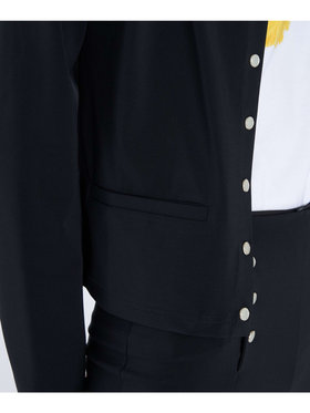 FEMME ウィメンズ クルーネック 長袖 カーディガン ”Gabi” ブラック