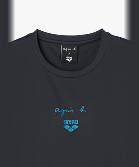 FEMME ウィメンズ agnes b. x arena Tシャツ ブラック