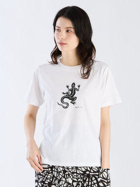 FEMME ウィメンズ SF64 TS レザールTシャツ ホワイト