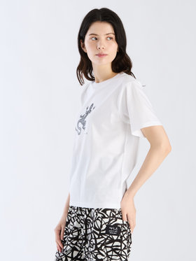 FEMME ウィメンズ SF64 TS レザールTシャツ ホワイト
