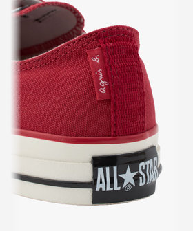 FEMME ウィメンズ agnes b. × CONVERSE コンバース ALL STAR AGED OX レッド