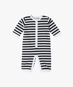 ENFANT ベビー WEB限定 ベビーギフトボックス スタイ・ロンパース2点セット ホワイト×ブラック