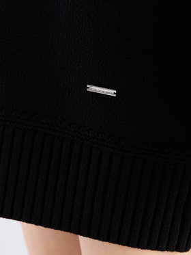 To b. by agnès b. 【Outlet】ソフトニットミニワンピース ブラック