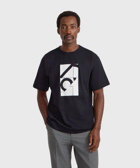 メンズ プリント コットン 半袖 アーティスト Tシャツ 