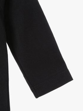 ENFANT ベビー ベビー ロゴ コットン 長袖 ボディスーツ 2枚組 ブラック