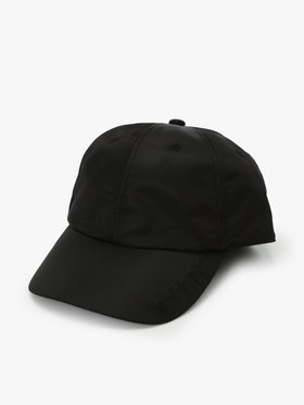 To b. by agnès b. ロゴ刺繍 キャップ ブラック