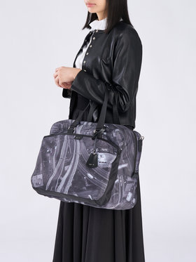 VOYAGE ウィメンズ バッグ＆ウォレット フォトプリント 2way ラージ ボストンバッグ "Tokyo Highway" RAT01Q-01 ブラック