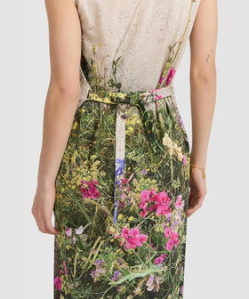 FEMME ウィメンズ フォトプリント ジャージー ノースリーブ ワンピース "Kazi" マルチ