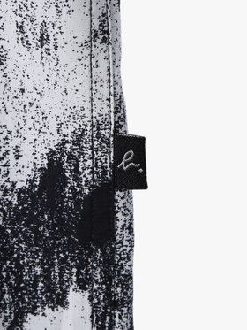 HOMME メンズ メンズ プリント コットン 長袖 シャツ ”Andy” ブラック