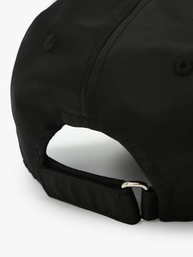 To b. by agnès b. ロゴ刺繍 キャップ ブラック