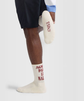 HOMME メンズ メンズ ソックス "Oscar" ホワイト