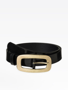FEMME ウィメンズ CU01 CEINTURE ゴールドメタルバックルベルト ブラック